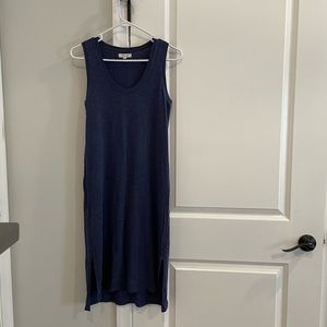 Navy madewell midi dress - size S